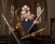 Fabien Chouraki au saxophone et Benjamin Intertaglia à l’orgue 